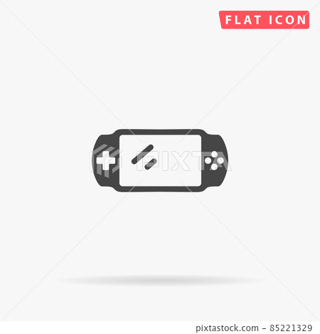 Portable Game flat vector icon 85221329