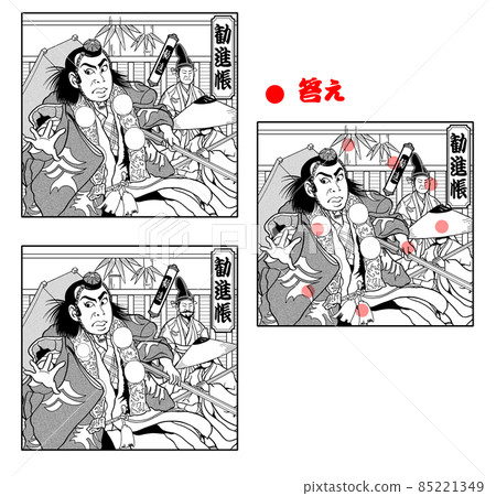 Kabuki, Spot the Difference, Kanjinchō, Musashibo, Benkei 03 85221349
