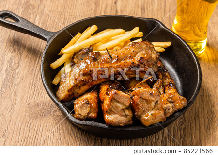 Rib steak American-style sparerib pork steak photo Rib steak American-style sparerib pork steak photo 85221566