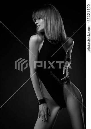 Fashionable sexy blonde woman with perfect body Fashionable sexy blonde woman with perfect body 85221590