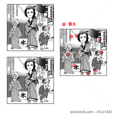 Kabuki, Find the Difference, Genji Store, Yowa Nasake Ukiname Yokokushi, Otomi Yozaburo, Kirare Yozo, 85221881