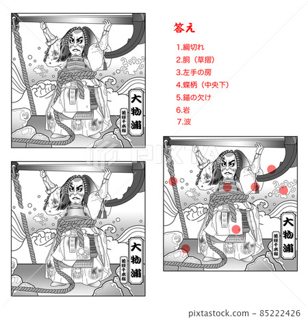Kabuki, Spot the Difference, Tomomori-, Yoshitsune Senbonzakura, Tokaiya, Big Ura 85222426