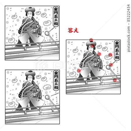Kabuki, Spot the Difference, Ishikawa Goemon, Romon Gosan no Kiri, Nanzenji Sanmon 85222434