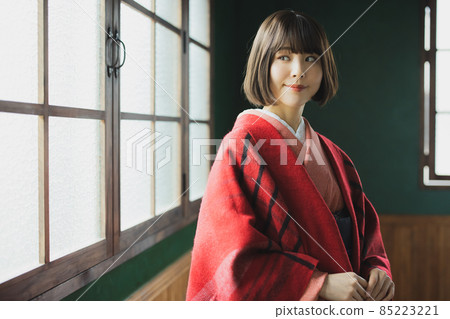 Kimono shawl winter 85223221