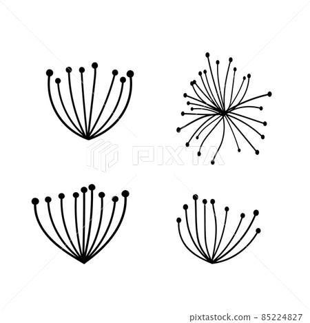 Vintage dandelion isolate, great design for any purposes. Spring floral vector illustration Vintage dandelion isolate, great design for any purposes. Spring floral vector illustration 85224827