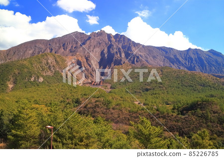 [Kagoshima Prefecture] Sakurajima seen from Yunohira Observatory 85226785