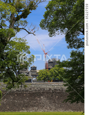 重建中的熊本城 85227359