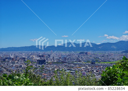 View of the center from Hachimanyama Observatory in Fukui City 85228634