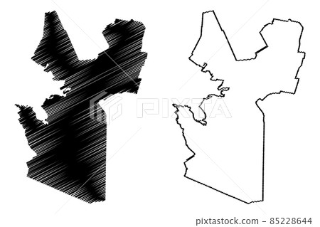 Ecatepec de Morelos City (United Mexican States, Mexico) map vector illustration, scribble sketch City of Ecatepec map Ecatepec de Morelos City (United Mexican States, Mexico) map vector illustration, scribble sketch City of Ecatepec map 85228644