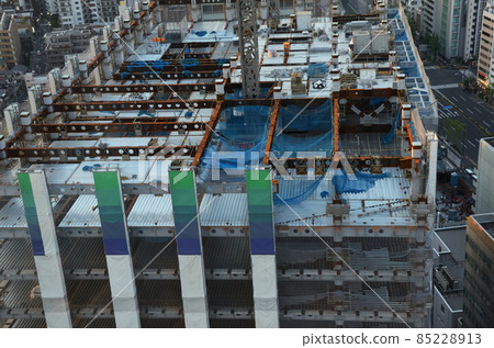 High-rise condominium under construction High-rise condominium under construction 85228913