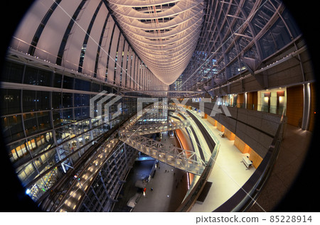 Tokyo International Forum Glass Building at Night 85228914