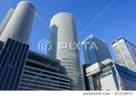 Central Towers and Gate Tower in front of Nagoya Station, Nagoya City, Aichi Prefecture Central Towers and Gate Tower in front of Nagoya Station, Nagoya City, Aichi Prefecture 85229652