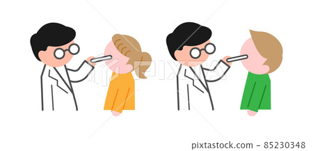 PCR 測試測試醫院圖標電暈 85230348