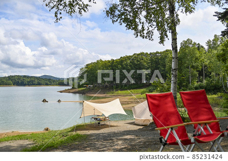 Shumarinaikohan Campground Summer Hokkaido 85231424