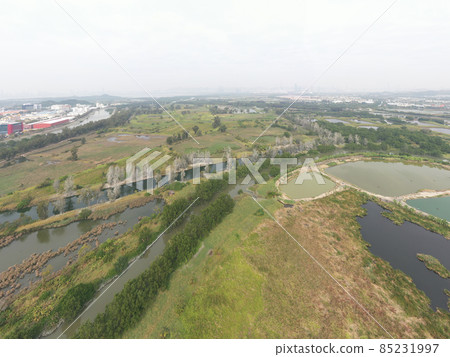 Beautiful natural landscape shot by drone in Nam Sang Wai in Yuen Long 19 Dec 2021 Beautiful natural landscape shot by drone in Nam Sang Wai in Yuen Long 19 Dec 2021 85231997