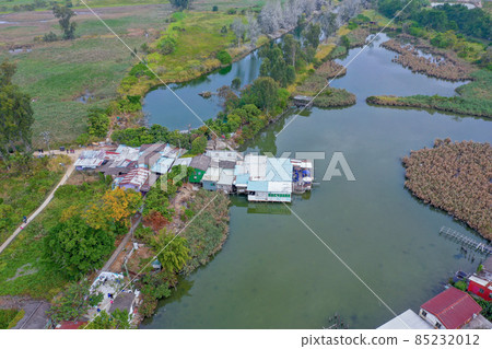 Beautiful natural landscape shot by drone in Nam Sang Wai in Yuen Long 19 Dec 2021 Beautiful natural landscape shot by drone in Nam Sang Wai in Yuen Long 19 Dec 2021 85232012