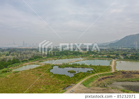 Beautiful natural landscape shot by drone in Nam Sang Wai in Yuen Long 19 Dec 2021 Beautiful natural landscape shot by drone in Nam Sang Wai in Yuen Long 19 Dec 2021 85232071