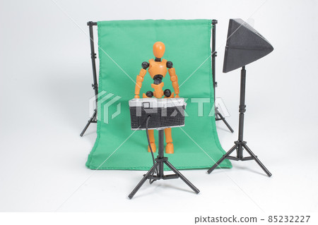 a scale of Photography studio with model 85232227