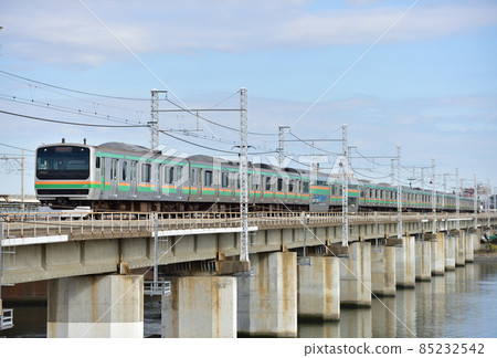 東海道本線茅崎平塚JR東日本E231系列1000系列K-22編隊(Kozu) 85232542
