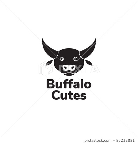 cute face buffalo black logo design vector graphic symbol icon sign illustration creative idea cute face buffalo black logo design vector graphic symbol icon sign illustration creative idea 85232881