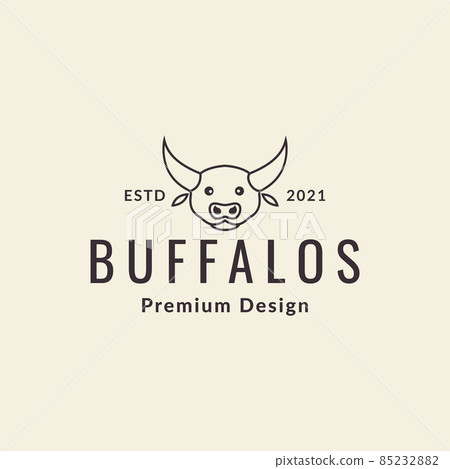 cute face buffalo hipster logo design vector graphic symbol icon sign illustration creative idea cute face buffalo hipster logo design vector graphic symbol icon sign illustration creative idea 85232882