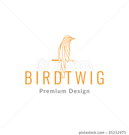 line polygon bird with twig logo design vector graphic symbol icon sign illustration creative idea line polygon bird with twig logo design vector graphic symbol icon sign illustration creative idea 85232975