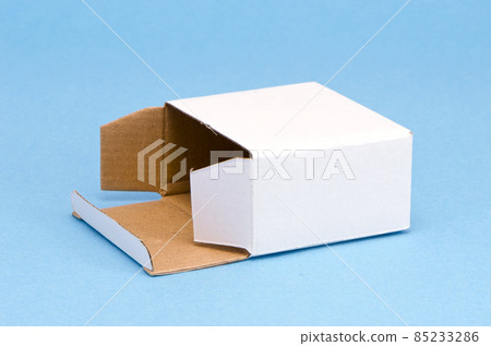paper box on azure background paper box on azure background 85233286