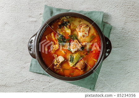 korean food red beef ribs rib soup dish korean food red beef ribs rib soup dish 85234356