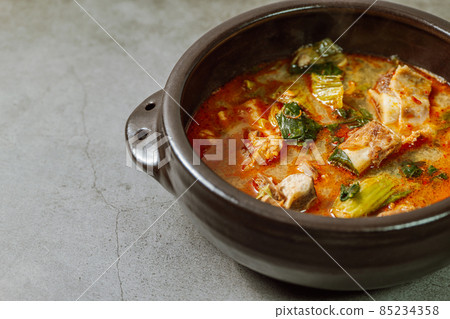 korean food red beef ribs rib soup dish korean food red beef ribs rib soup dish 85234358