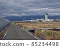 Kochi Ryoma Airport tarmac panoramic view 85234498