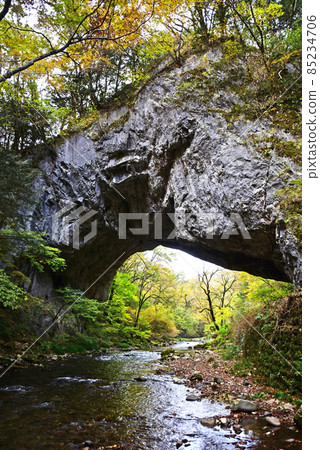 Taishaku Gorge (National Park, Scenic Beauty, Mountains of China, Tojo Town, Shobara City, Hiroshima Prefecture-Jinseki Kogen Town) 85234706