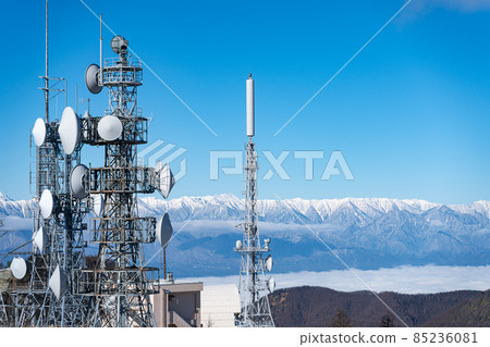 Nagano Prefecture Utsukushigahara Plateau Venus Line Scenery Sun High Place Sightseeing Alps Travel Mountaineering Steel Tower Radio Tower Winter Nagano Prefecture Utsukushigahara Plateau Venus Line Scenery Sun High Place Sightseeing Alps Travel Mountaineering Steel Tower Radio Tower Winter 85236081