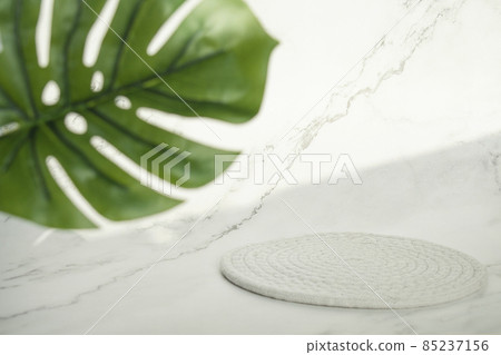 Podium and marble background for product photography Podium and marble background for product photography 85237156