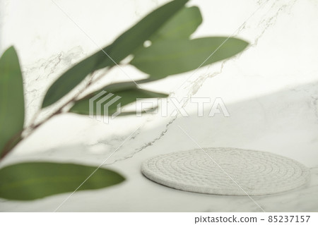 Podium and marble background for product photography Podium and marble background for product photography 85237157