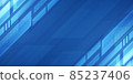 Abstract blue technology with geometric design and digital network background 85237406
