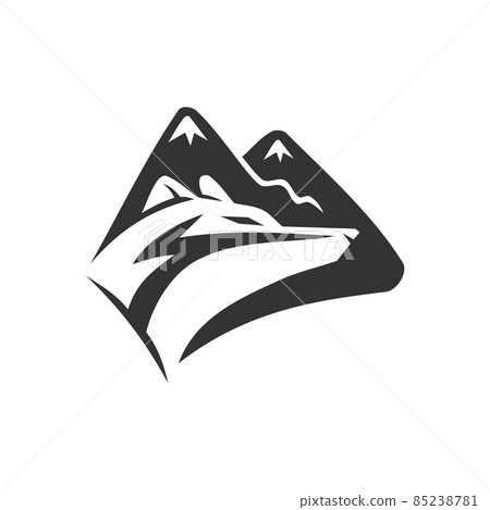 wolf mountain Illustration Icon Brand Isolated wolf mountain Illustration Icon Brand Isolated 85238781