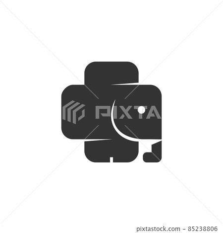 elephant medical Cross Health Illustration Icon Brand 85238806