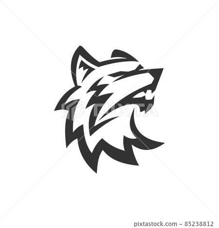 wolf head Illustration Icon Brand Isolated wolf head Illustration Icon Brand Isolated 85238812