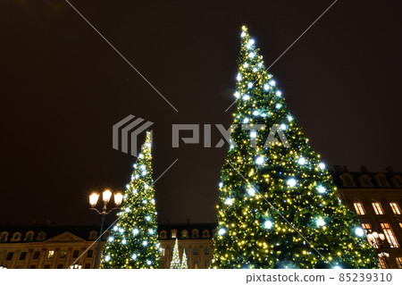 Christmas tree on Place Vendome, Paris, France, taken on December 19, 2021 Christmas tree on Place Vendome, Paris, France, taken on December 19, 2021 85239310