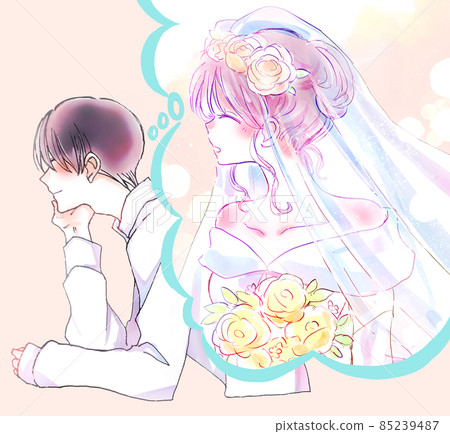 A man dreaming of getting married 85239487