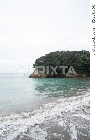 Winter beach 85239556