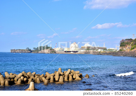佐賀縣玄界町核電站風景 九州電力玄界核電站 佐賀縣玄界町核電站風景 九州電力玄界核電站 85240260
