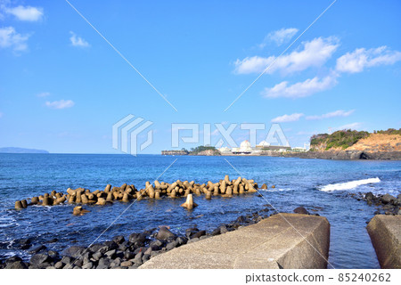 Scenery with a nuclear power plant Kyushu Electric Power Genkai Nuclear Power Station Genkai Town, Saga Prefecture 85240262