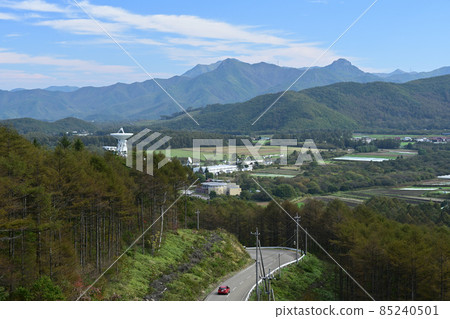 太平洋與日本海之間的野邊山高原平澤關分水嶺八岳草圖線 太平洋與日本海之間的野邊山高原平澤關分水嶺八岳草圖線 85240501