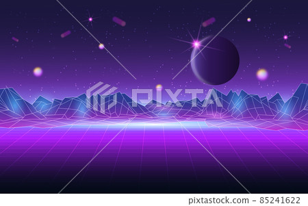 Concept of Future digital technology metaverse, colorful background. Vector illustration eps10 85241622