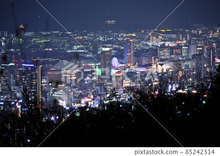 Night view of central Kobe from near Maya Cable Station Night view of central Kobe from near Maya Cable Station 85242314