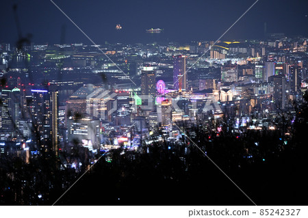 Night view of central Kobe from near Maya Cable Station Night view of central Kobe from near Maya Cable Station 85242327