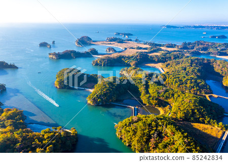 清晨的秋天松島（宮城縣） 85242834
