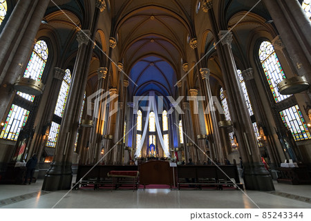 Interior of St. Anthony of Padua Church,  Istanbul, Turkey 85243344