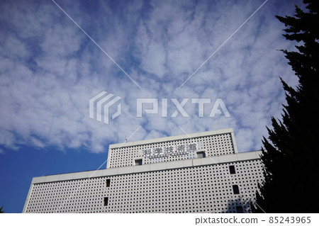 北之丸公園晴空萬里的科學館立面 北之丸公園晴空萬里的科學館立面 85243965